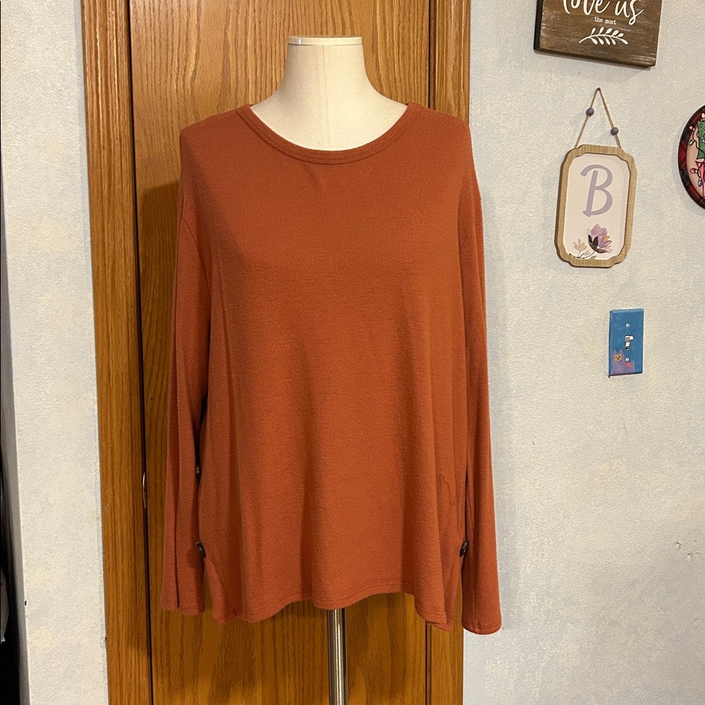 GYFT Orange Sweater - Women’s Size Medium